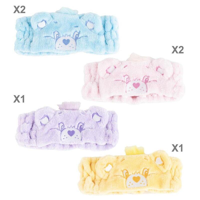 Pack De 6 Unidades - Diadema Pelo Maquillaje Osos Amorosos Surtido