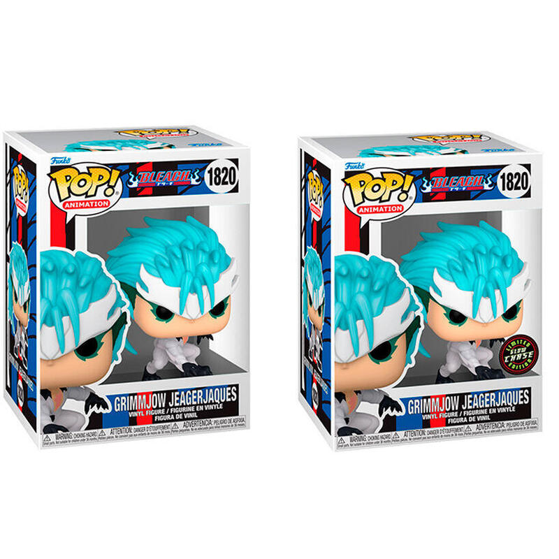 Pack De 6 Unidades - Figura Pop Bleach Grimmjow Jeagerjaques 5 + 1 Chase