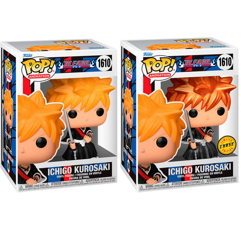 Pack De 6 Unidades - Figura Pop Bleach Ichigo Kurosaki 5 + 1 Chase