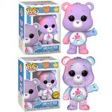 Pack De 6 Unidades - Figura Pop Care Bears 40th Anniversary Care A Lot Bear 5 + 1 Chase