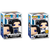 Pack De 6 Unidades - Figura Pop Demon Slayer Kimetsu No Yaiba Aoi Kanzaki 5 + 1 Chase