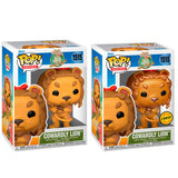 Pack De 6 Unidades - Figura Pop El Mago De Oz Cowardly Lion 5 + 1 Chase