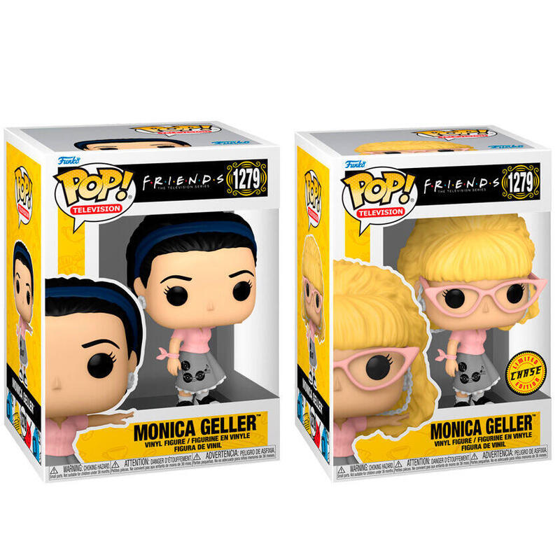Pack De 6 Unidades - Figura Pop Friends Monica Geller 5 + 1 Chase