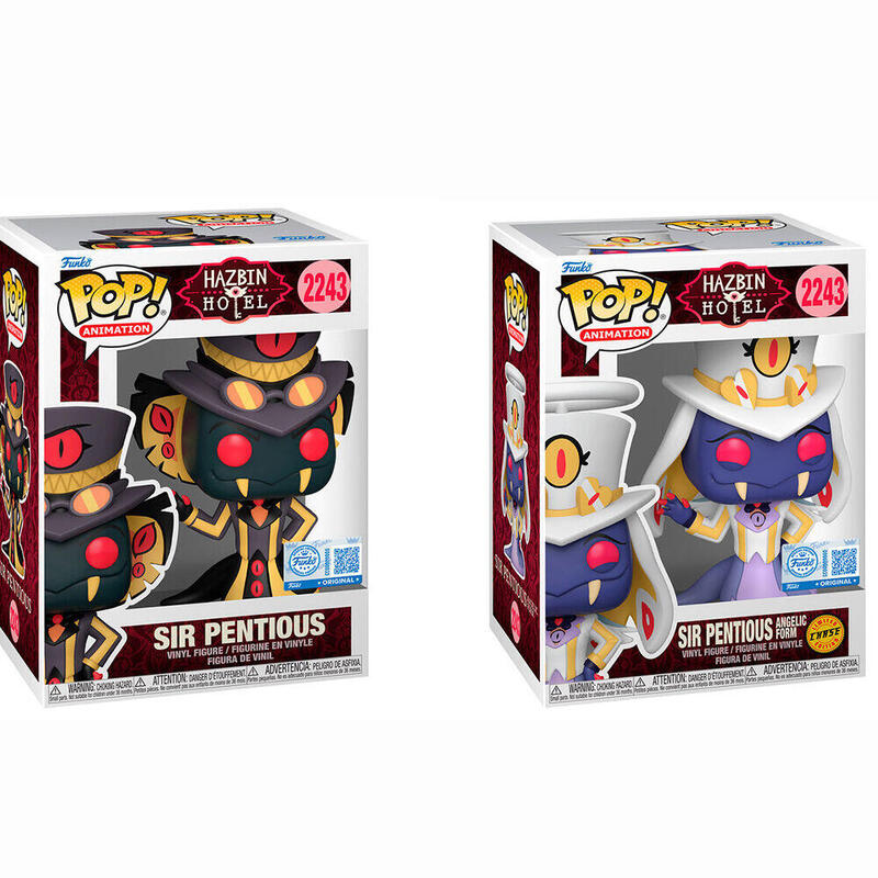 Pack De 6 Unidades - Figura Pop Hazbin Hotel Sir Pentious Exclusive 5 + 1 Chase