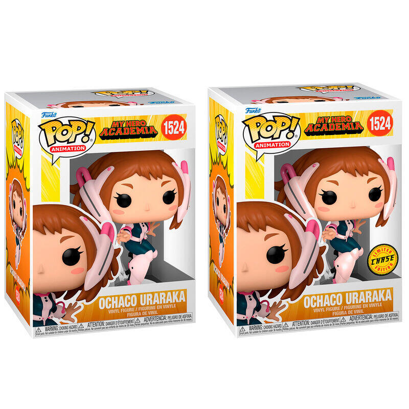 Pack De 6 Unidades - Figura Pop My Hero Academia Ochaco Urakana 5 + 1 Chase