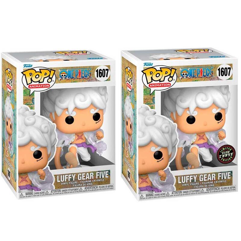 Pack De 6 Unidades - Figura Pop One Piece Luffy Gear Five 5 + 1 Chase