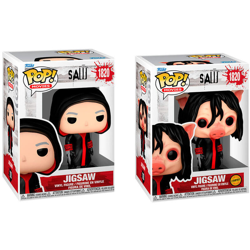 Pack De 6 Unidades - Figura Pop Saw Jigsaw 5 + 1 Chase