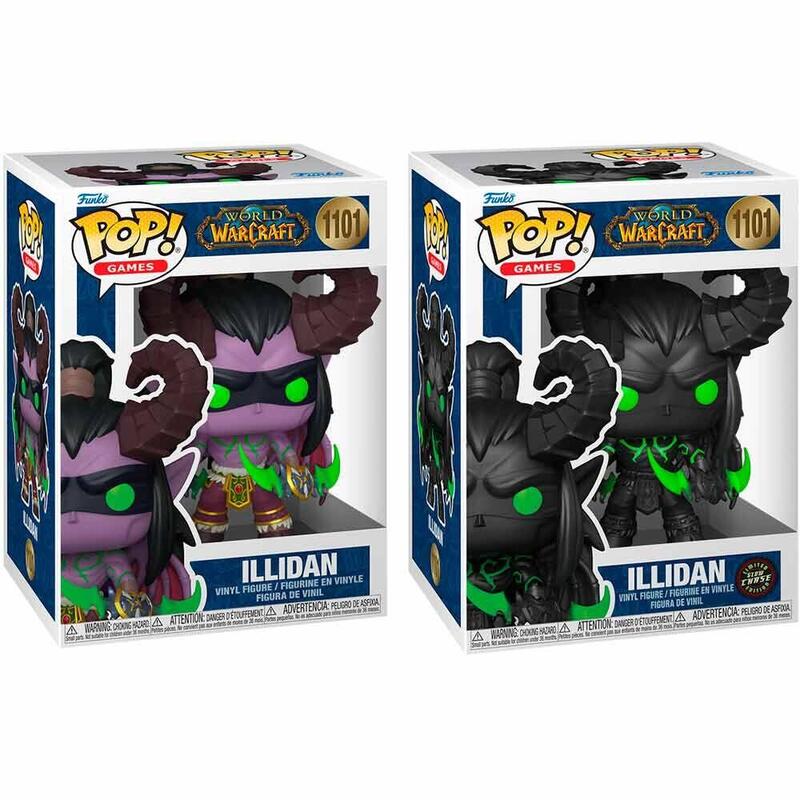 Pack De 6 Unidades - Figura Pop World Of Warcraft Illidan 5 + 1 Chase