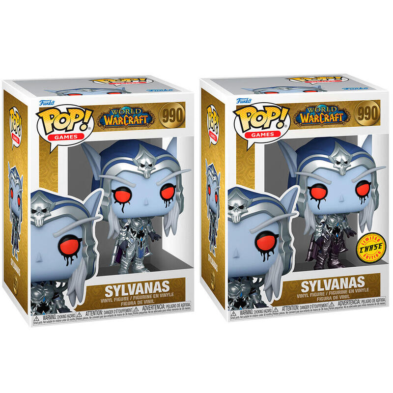 Pack De 6 Unidades - Figura Pop World Of Warcraft Sylvanas 5 + 1 Chase