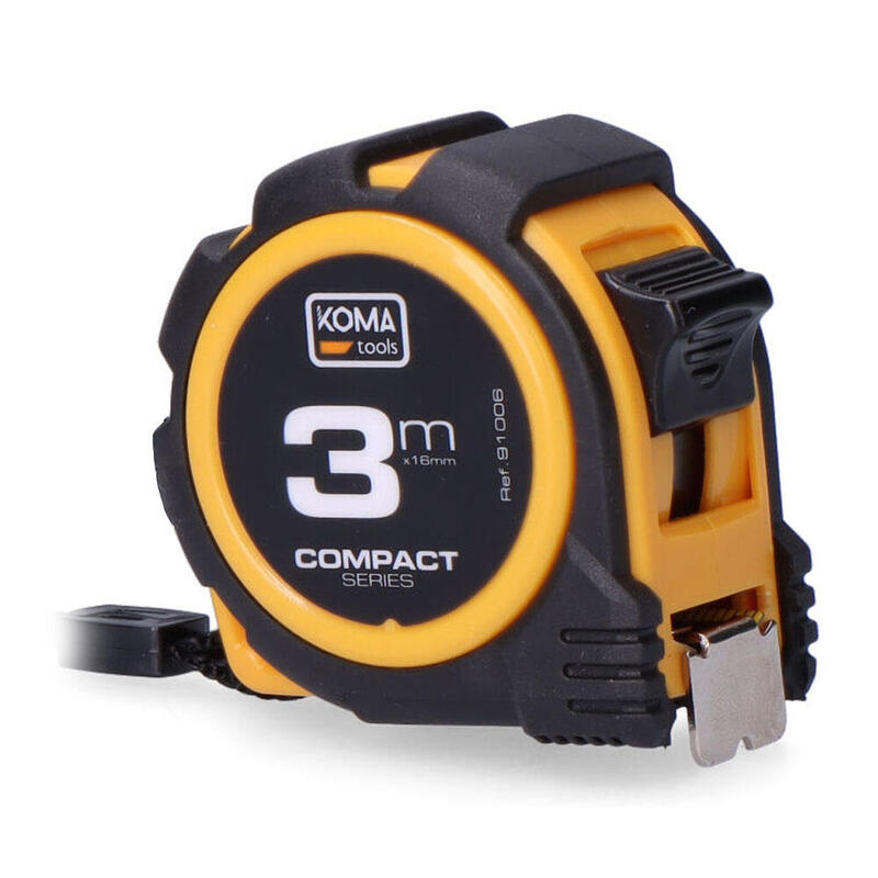 Pack De 6 Unidades - Flexómetro 3m X 16mm Abs Compact Koma Tools