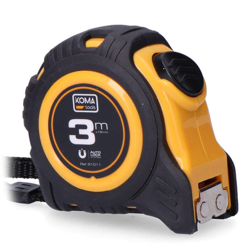 Pack De 6 Unidades - Flexómetro 3m X 16mm Abs Magnet Koma Tools