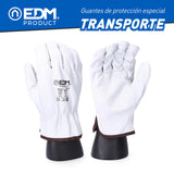 Pack De 6 Unidades - Guante Transporte De Piel Flor Vacuno Talla 9 Edm