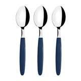 Pack De 6 Unidades - Juego De Cucharas Para Té 3 Piezas Ipanema Azul 13,9cm Tramontina