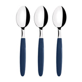 Pack De 6 Unidades - Juego De Cucharas Para Té 3 Piezas Ipanema Azul 13,9cm Tramontina