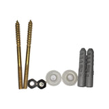 Pack De 6 Unidades - Juego De Tornillos De Wc De Laton M5x75mm (Envasado)