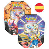 Pack De 6 Unidades - Lata Cartas Paldea Zacian Ex Koraidon Ex Pokemon Español