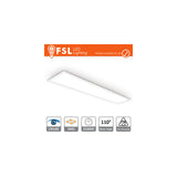 Pack De 6 Unidades Led Panel 30x120cm - 48w 4000k 3700lm Cri80