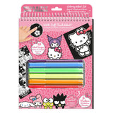 Pack De 6 Unidades - Libreta + Rotuladores Hello Kitty And Friends
