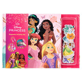 Pack De 6 Unidades - Libro Magnetico + Sticker Princesas Disney