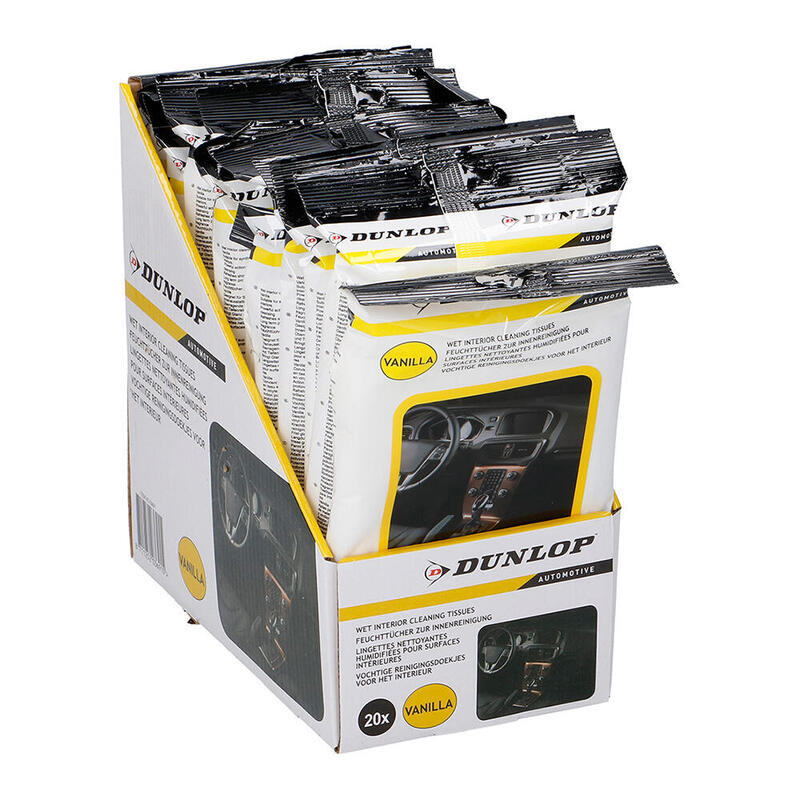 Pack De 6 Unidades - Pack 20 Toallitas Limpia Salpicaderos Dunlop