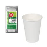 Pack De 6 Unidades - Pack Con 12 Unid. Vasos Cartón Blancos 330cc Best Products Green