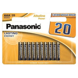 Pack De 6 Unidades Panasonic Bronze Pila Alcalina Aaa Lr03 Blister*20 6 Uds