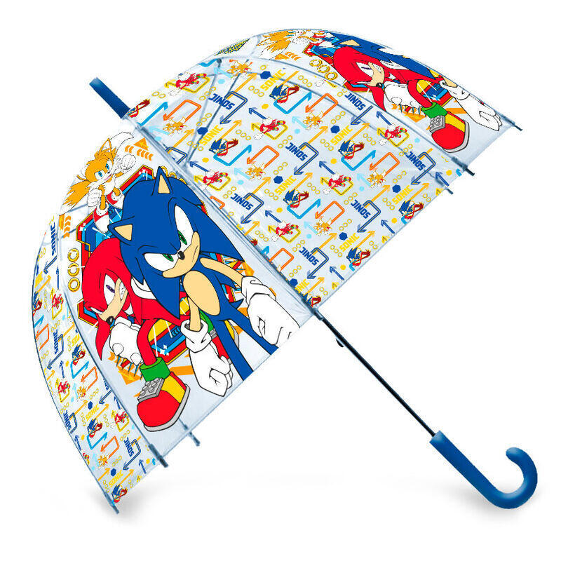 Pack De 6 Unidades - Paraguas Manual Sonic The Hedgehog 46cm
