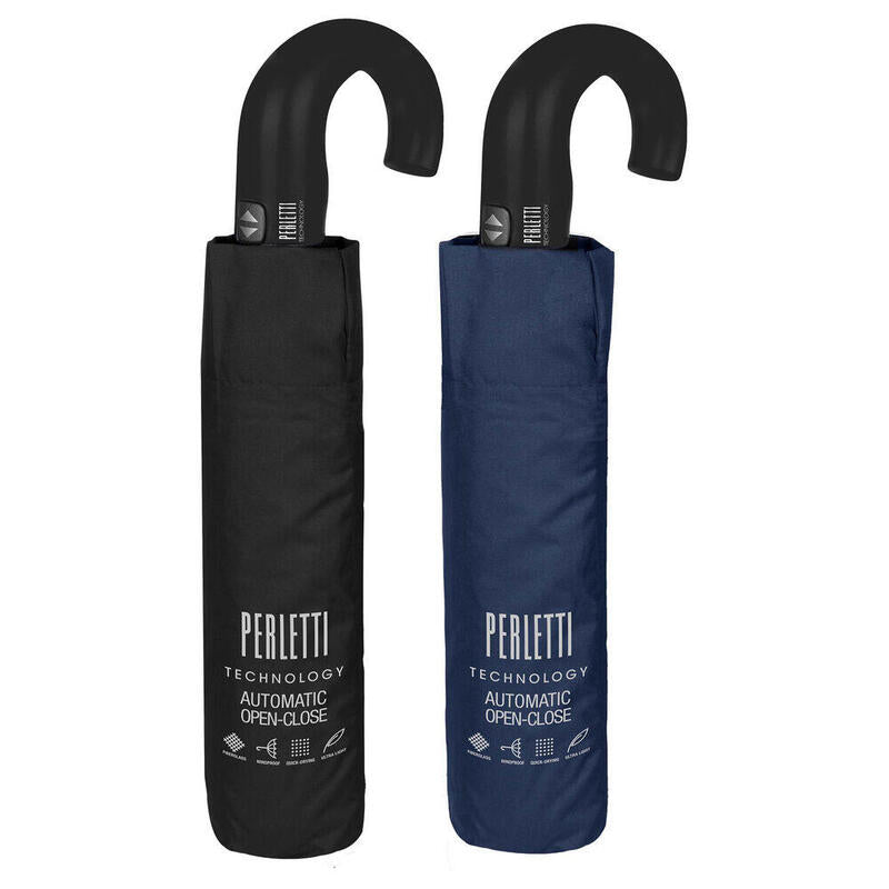 Pack De 6 Unidades - Paraguas Plegable Automatico Colores Oscuros 65cm Surtido