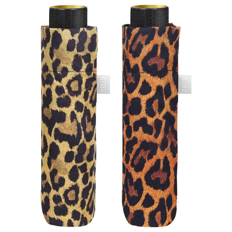 Pack De 6 Unidades - Paraguas Plegable Manual Leopardo 54cm Surtido