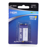Pack De 6 Unidades - Pila Alkalina Power Life 6lr61 - 9v 26,5 X 17,5 X 48,5 Mm, Blister