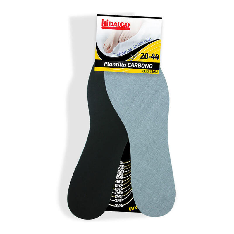 Pack De 6 Unidades - Plantilla Para Calzado Carbono Hidalgo