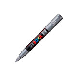 Pack De 6 Unidades Posca Marcador  Pc-1m No Permanente Punta Fina 0.7-1mm Plata