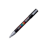 Pack De 6 Unidades Posca Marcador  Pc-3m Punta Cónica 0,9 - 1,3 Mm Plata