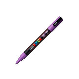Pack De 6 Unidades Posca Marcador  Pc-3m Punta Cónica 0,9 - 1,3 Mm Violeta