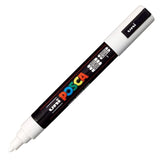 Pack De 6 Unidades Posca Marcador  Pc-5m No Permanente Punta Forma De Bala 1,8 - 2,5 Mm Blanco