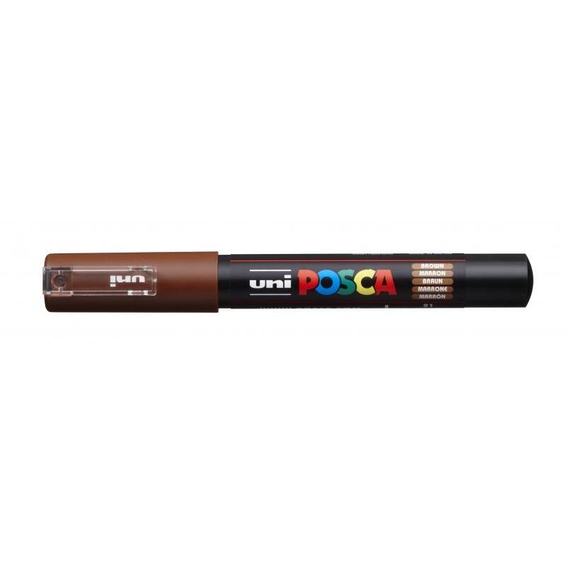 Pack De 6 Unidades Posca Pc-1m Marcador De Pintura - Punta De Poliester Conica 0.7mm - Tinta Base Al Agua - Resistente