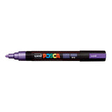 Pack De 6 Unidades Posca Pc-5m Marcador De Pintura - Punta De Bala 1.8-2.5mm - Tinta Base Al Agua - Resistente A La Luz