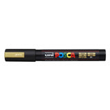 Pack De 6 Unidades Posca Pc-5m Marcador De Pintura - Punta De Poliester 1.8-2.5mm - Tinta Base Al Agua - Resistente A