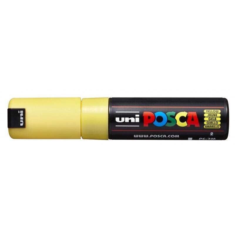 Pack De 6 Unidades Posca Pc-7m Marcador De Pintura - Punta De Bala 4.5-5.5mm - Base Al Agua - Resistente A La Luz -