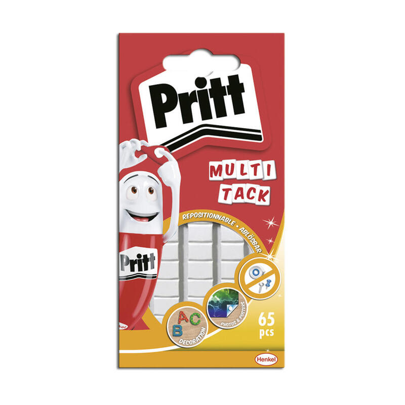 Pack De 6 Unidades - Pritt Masilla Adhesiva Multi Tack 65 Pastillas 2679461