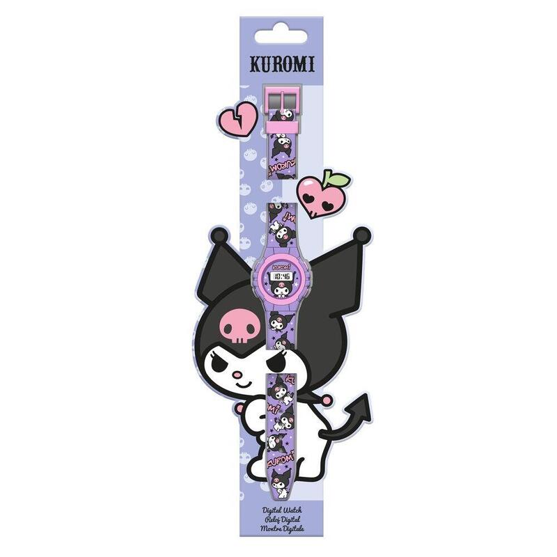 Pack De 6 Unidades - Reloj Digital Kuromi Hello Kitty