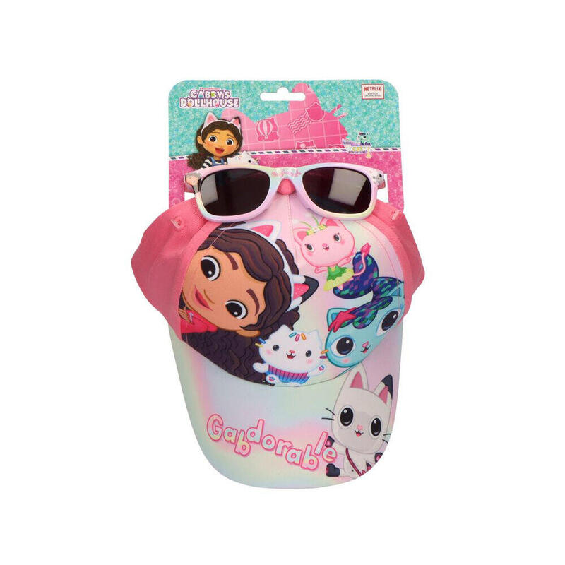 Pack De 6 Unidades - Set Gorra + Gafas Sol La Casa De Muñecas De Gabby