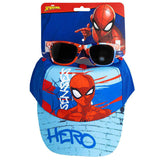 Pack De 6 Unidades - Set Gorra + Gafas Sol Spiderman Marvel