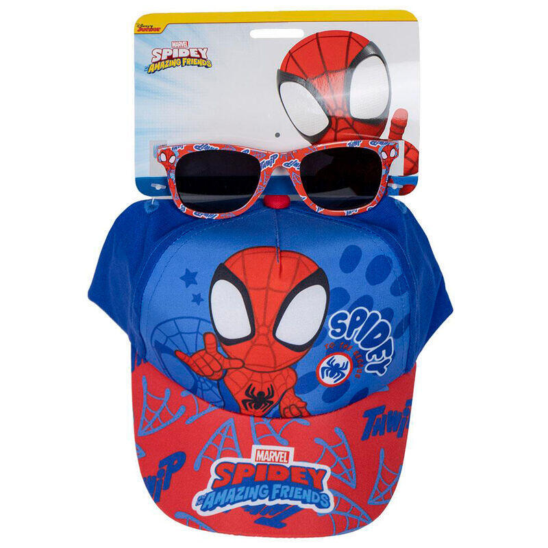 Pack De 6 Unidades - Set Gorra + Gafas Sol Spidey Marvel