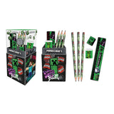 Pack De 6 Unidades - Set Papeleria Portalapices Minecraft