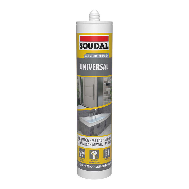 Pack De 6 Unidades - Silicona Universal Aluminio 280ml 115924 Soudal