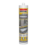 Pack De 6 Unidades - Silicona Universal Gris 280ml 115927 Soudal