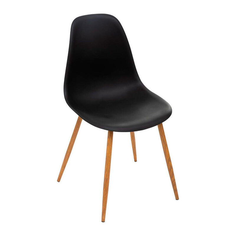 Pack De 6 Unidades - Silla De Comedor Negra Col."Taho" 47x53x85cm