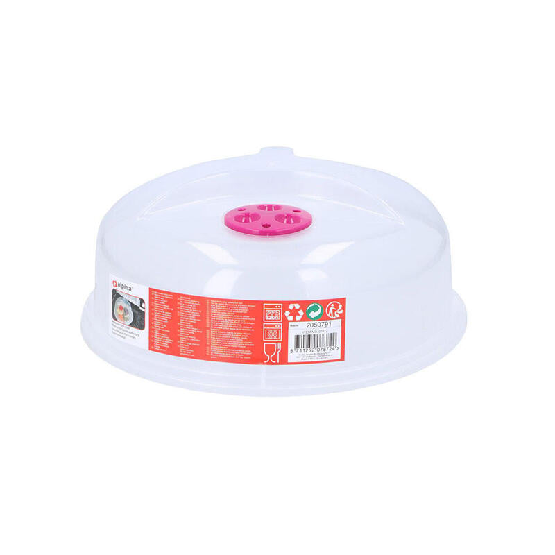 Pack De 6 Unidades - Tapa De Alimentos Para Microondas Ø26cm Colores Surtidos Alpina