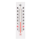 Pack De 6 Unidades - Termómetro De Plástico, 14 Cm, Blanco